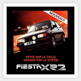 FORD FIESTA XR2i - advert Sticker